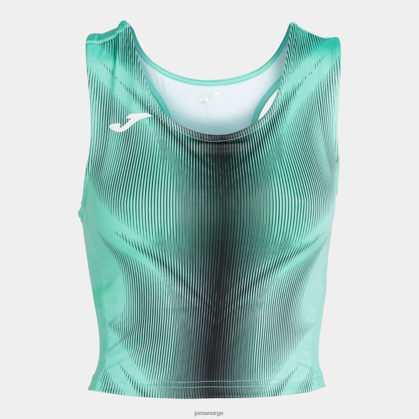 nei Joma tank-top olimpia grønn svart FBD0T02400 kvinner