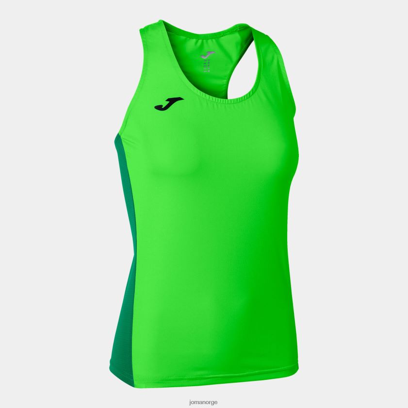 nei Joma tank top r-vinner fluorescerende grønn FBD0T03864 kvinner