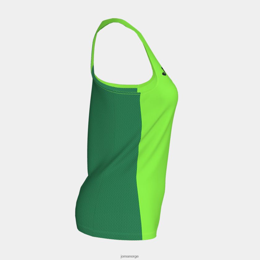 nei Joma tank top r-vinner fluorescerende grønn FBD0T03864 kvinner