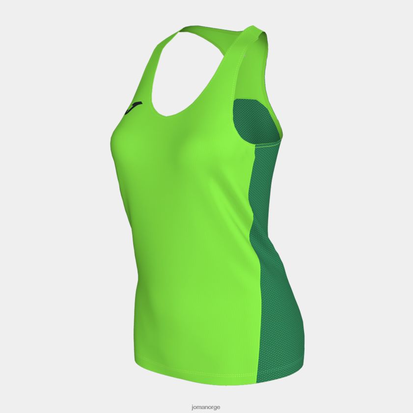 nei Joma tank top r-vinner fluorescerende grønn FBD0T03864 kvinner