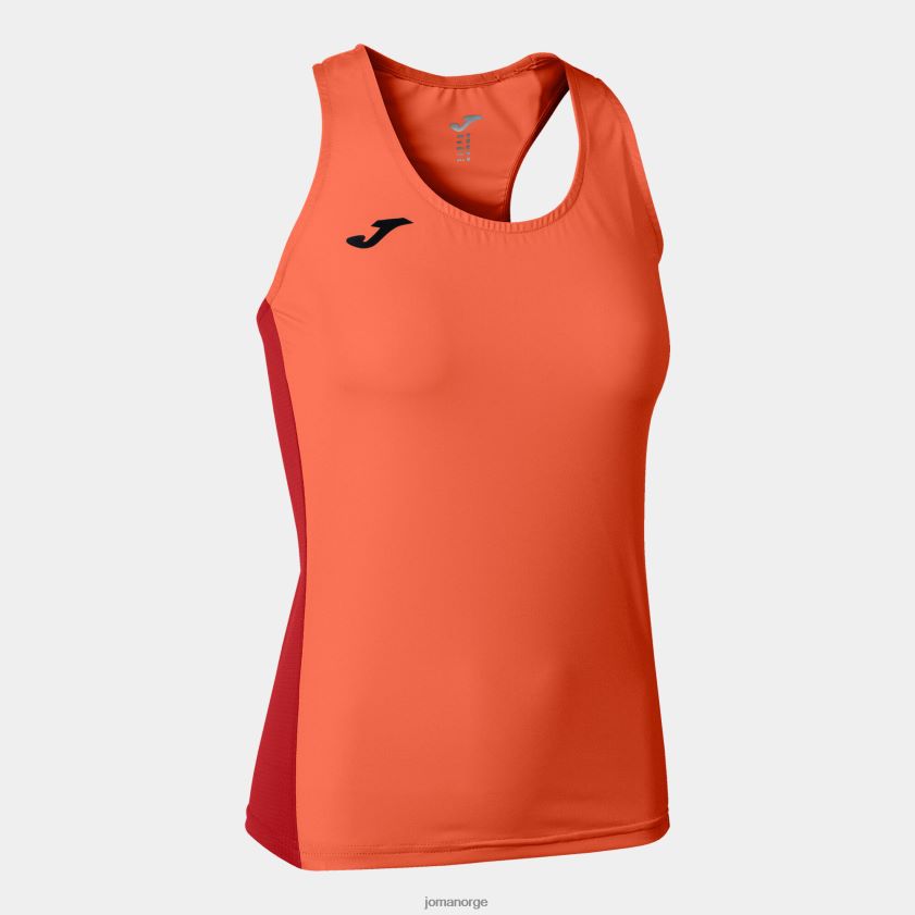 nei Joma tank top r-vinner fluorescerende oransje FBD0T01983 kvinner