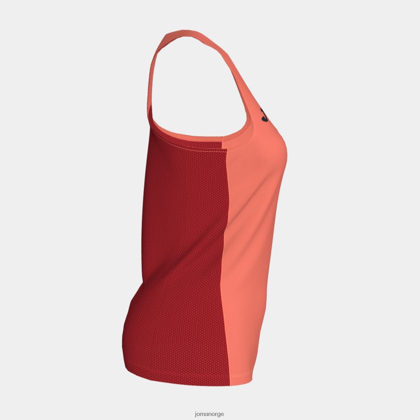 nei Joma tank top r-vinner fluorescerende oransje FBD0T01983 kvinner