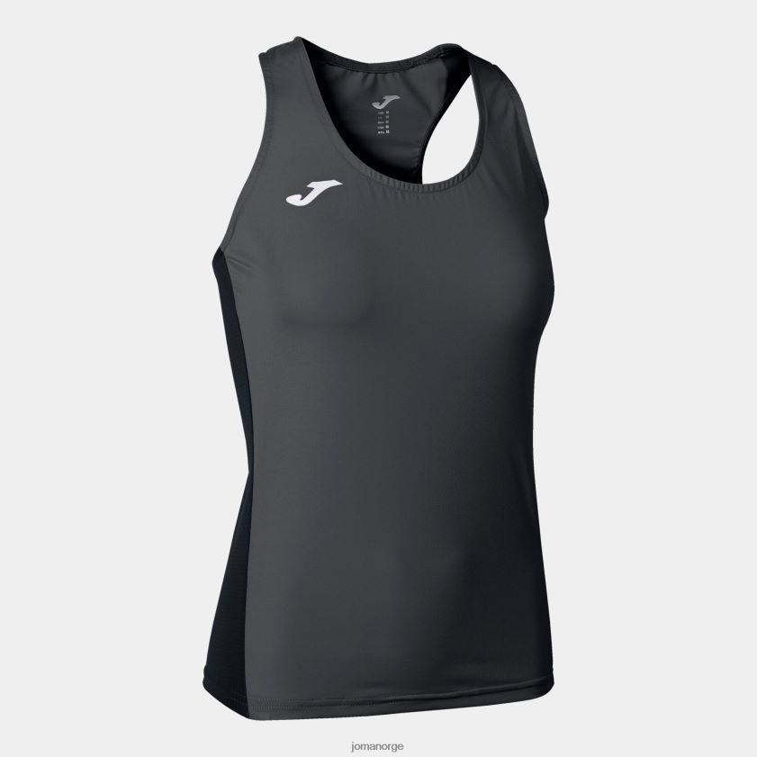 nei Joma tank top r-vinner mørkegrå FBD0T02634 kvinner