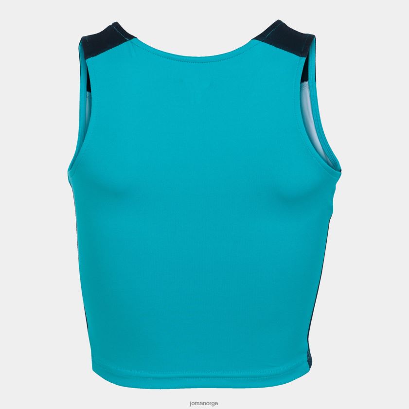 nei Joma tank-top rekord ii fluorescerende turkis marineblå FBD0T02123 kvinner