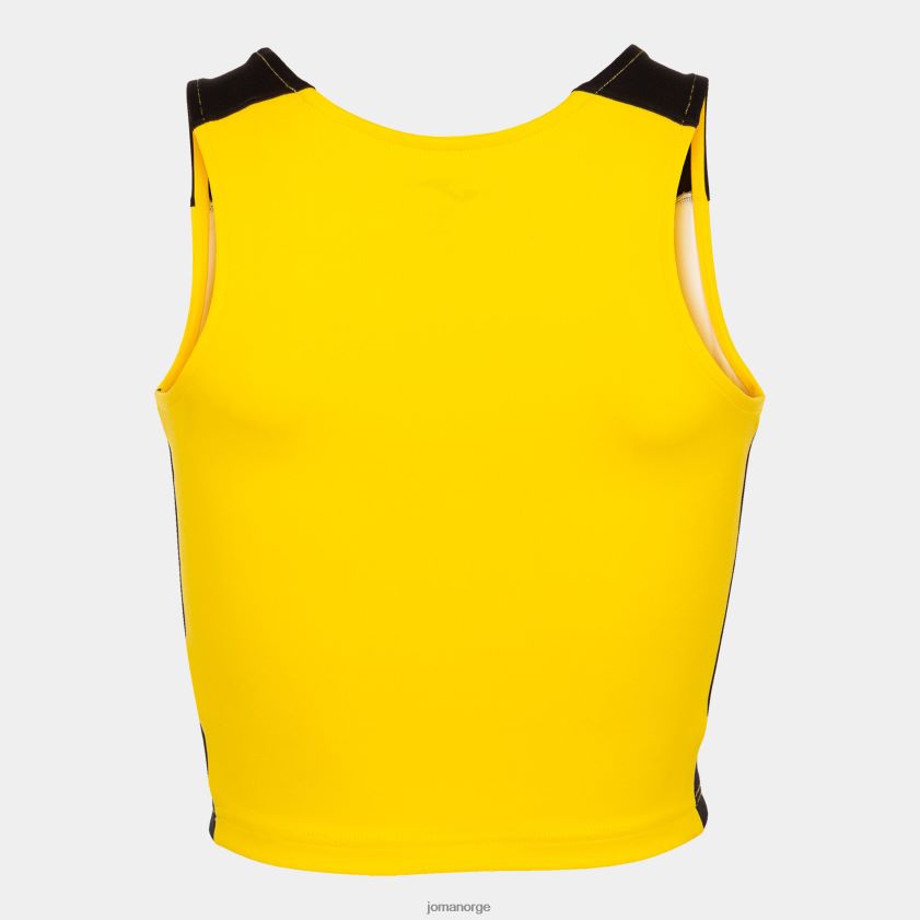 nei Joma tank-top rekord ii gul svart FBD0T03691 kvinner