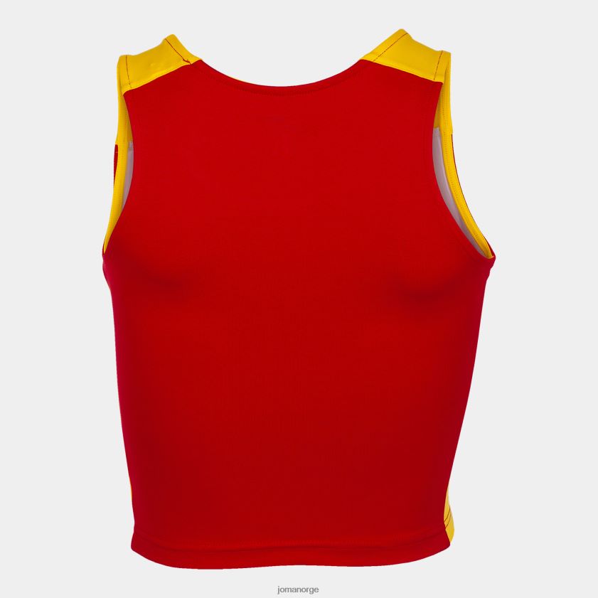 nei Joma tank-top rekord ii rød gul FBD0T03822 kvinner
