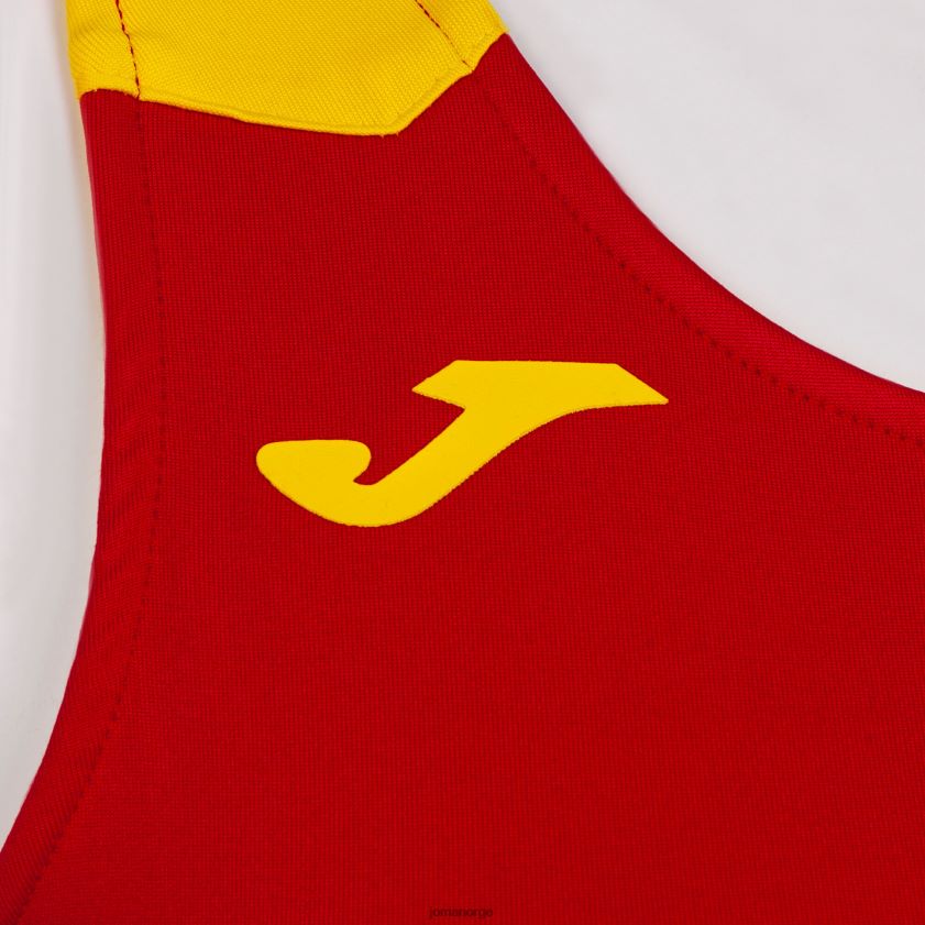 nei Joma tank-top rekord ii rød gul FBD0T03822 kvinner