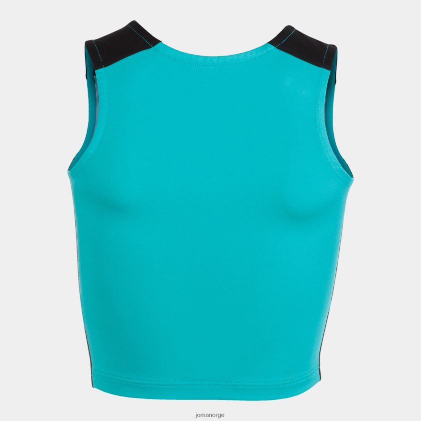 nei Joma tank-top rekord ii turkis svart FBD0T03689 kvinner