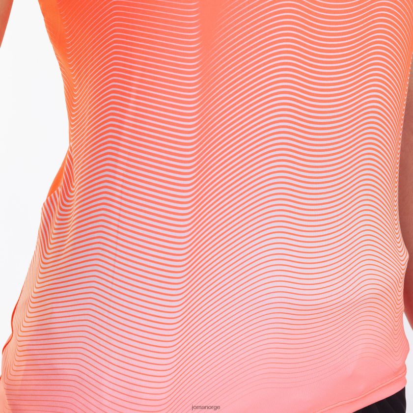 nei Joma tank topp elite vii fluorescerende korallhvit FBD0T01851 kvinner