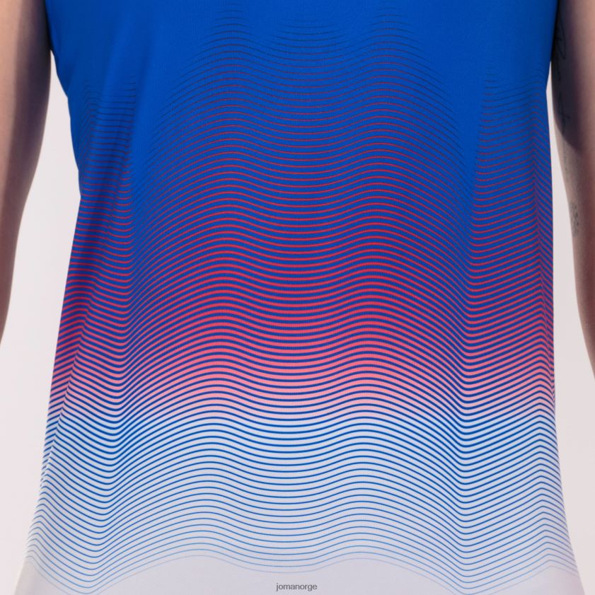 nei Joma tank topp elite vii kongeblå hvit rød FBD0T01804 kvinner