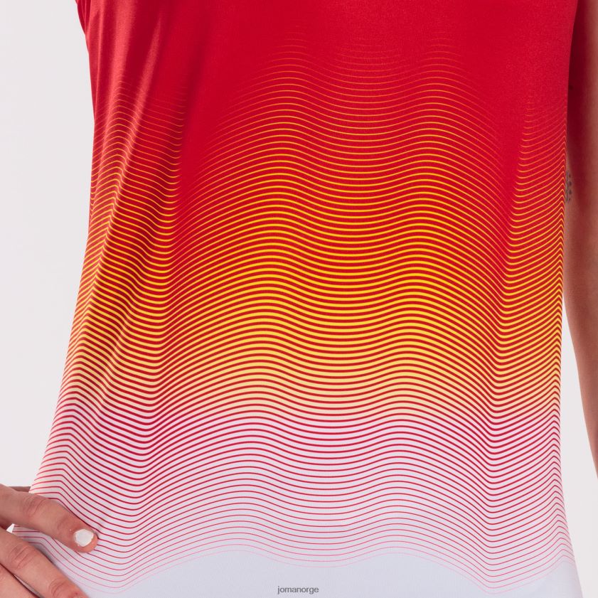 nei Joma tank topp elite vii rød hvit gul FBD0T03703 kvinner