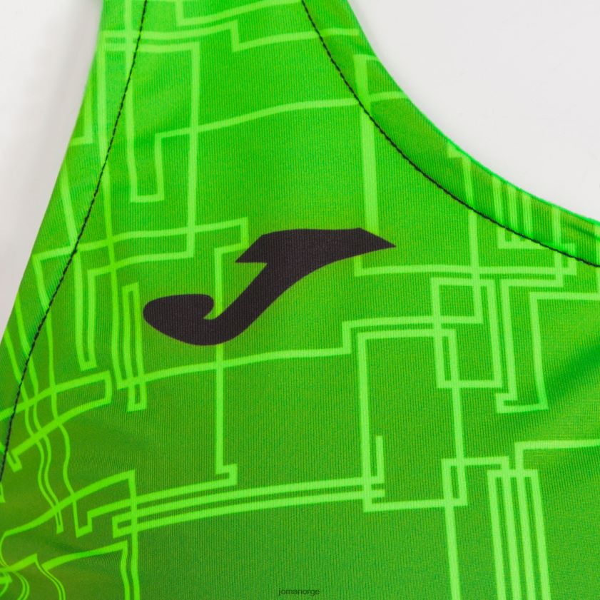 nei Joma tank topp elite viii fluorescerende grønn svart FBD0T03855 kvinner