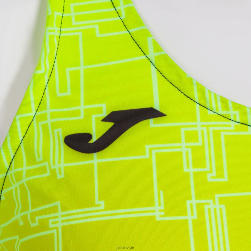 nei Joma tank topp elite viii fluorescerende gul marineblå FBD0T02657 kvinner