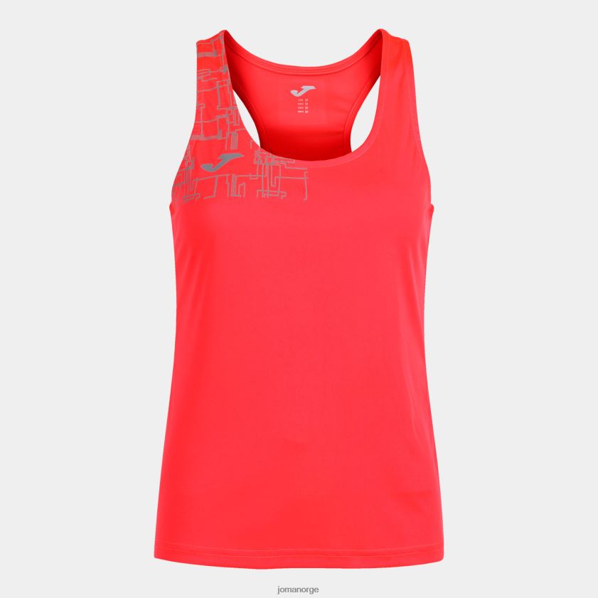 nei Joma tank topp elite viii fluorescerende koraller FBD0T01975 kvinner