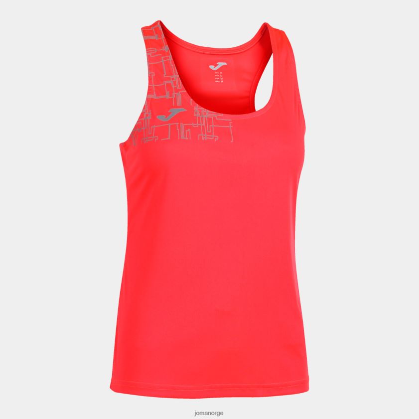 nei Joma tank topp elite viii fluorescerende koraller FBD0T01975 kvinner