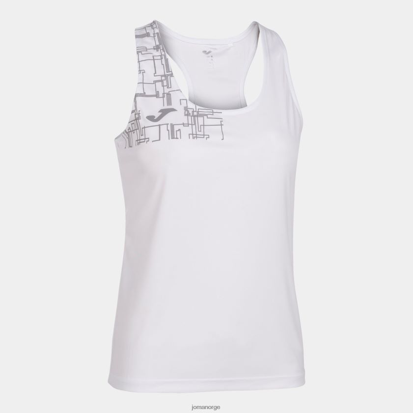 nei Joma tank topp elite viii hvit FBD0T01957 kvinner