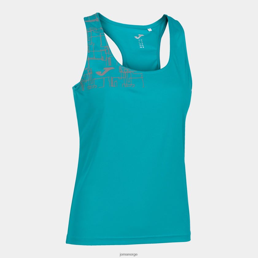 nei Joma tank topp elite viii turkis FBD0T01835 kvinner