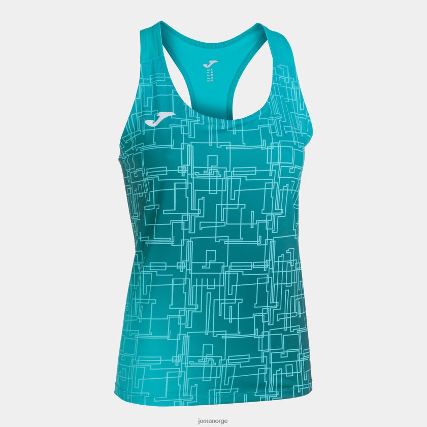 nei Joma tank topp elite viii turkis FBD0T03900 kvinner