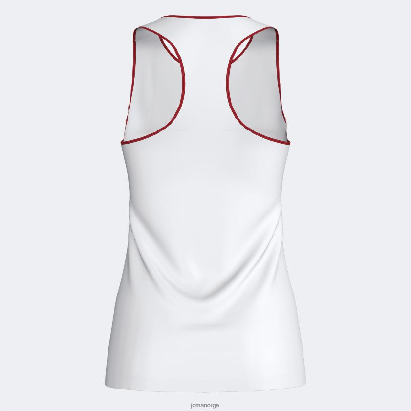 nei Joma tank topp kongelig spansk tennisforbund hvit rød FBD0T01990 kvinner
