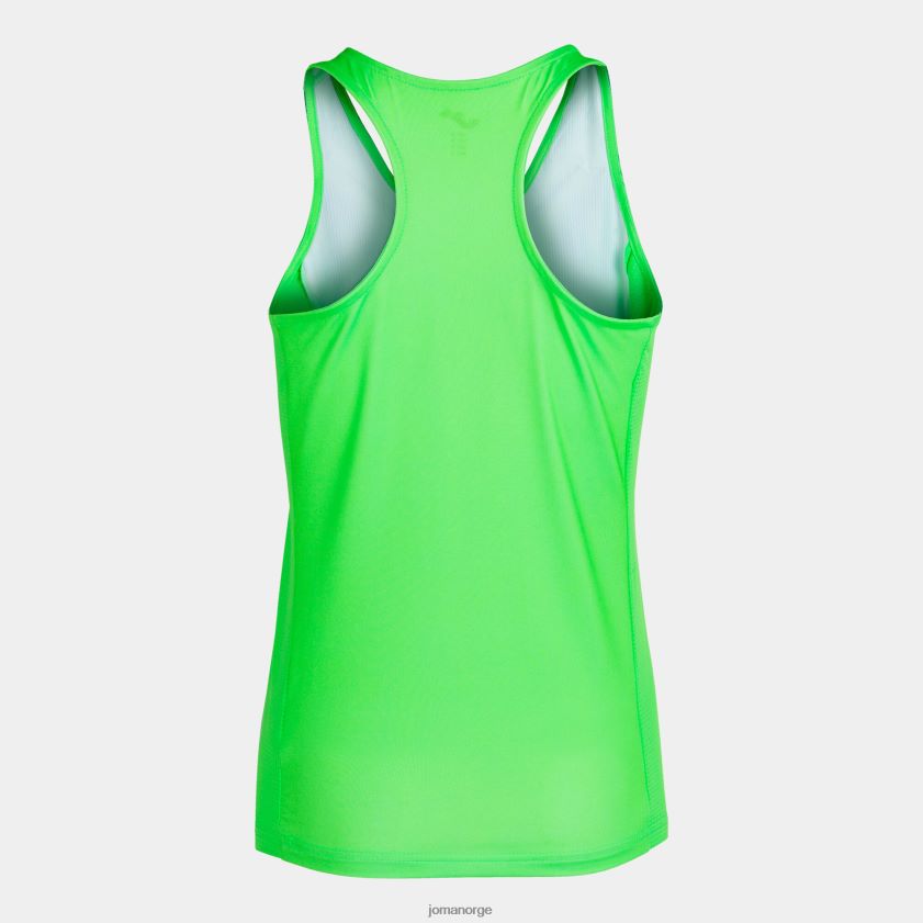 nei Joma tank topp olimpia fluorescerende grønn kongeblå FBD0T01881 kvinner