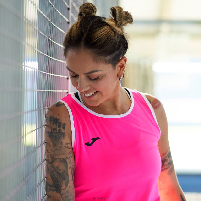 nei Joma tank topp pause fluorescerende rosa FBD0T02106 kvinner