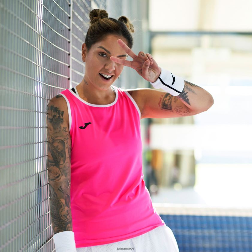 nei Joma tank topp pause fluorescerende rosa FBD0T02106 kvinner