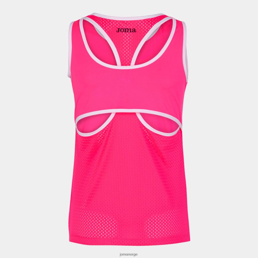 nei Joma tank topp pause fluorescerende rosa FBD0T02106 kvinner