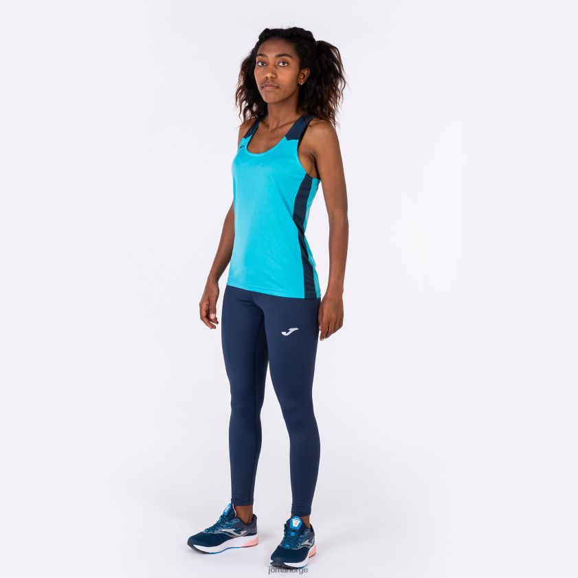 nei Joma tank topp rekord ii fluorescerende turkis marineblå FBD0T03956 kvinner