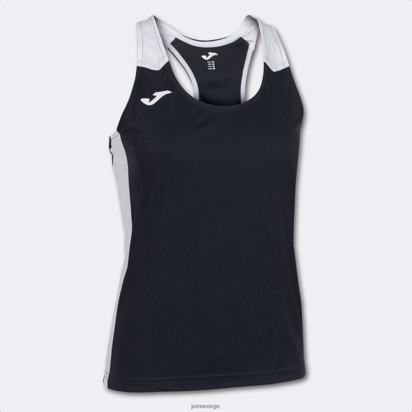 nei Joma tank topp rekord ii svart hvit FBD0T01901 kvinner