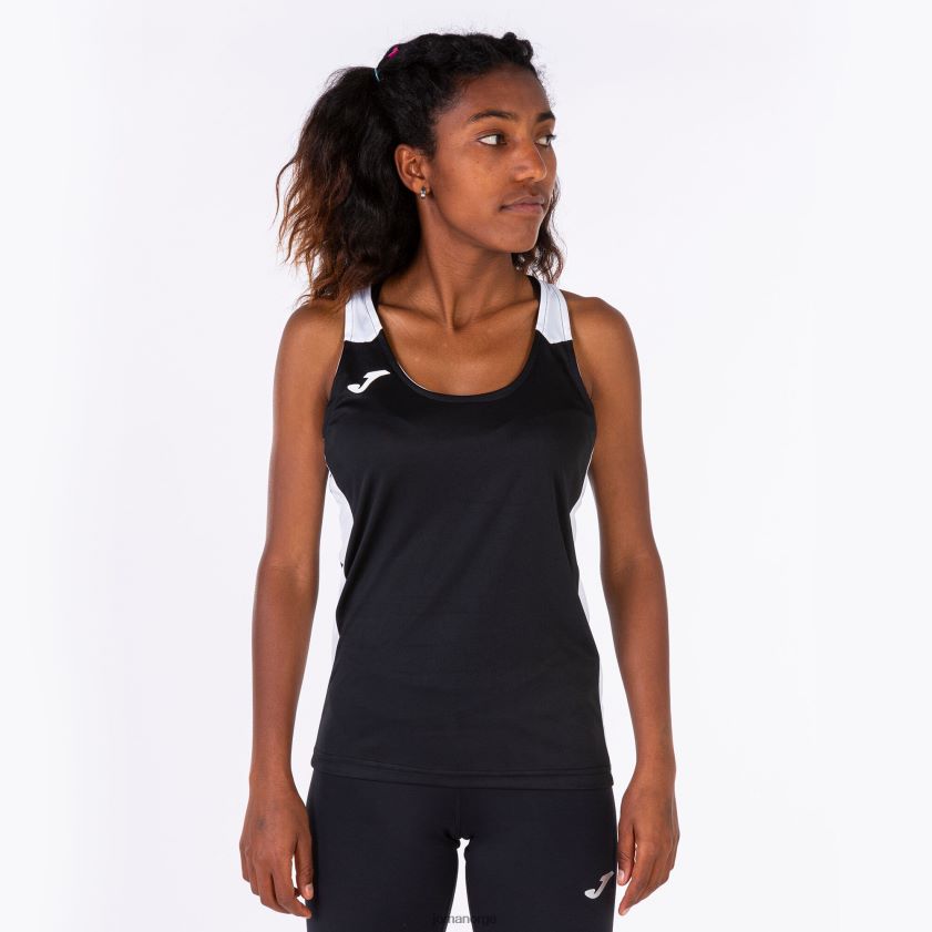 nei Joma tank topp rekord ii svart hvit FBD0T01901 kvinner