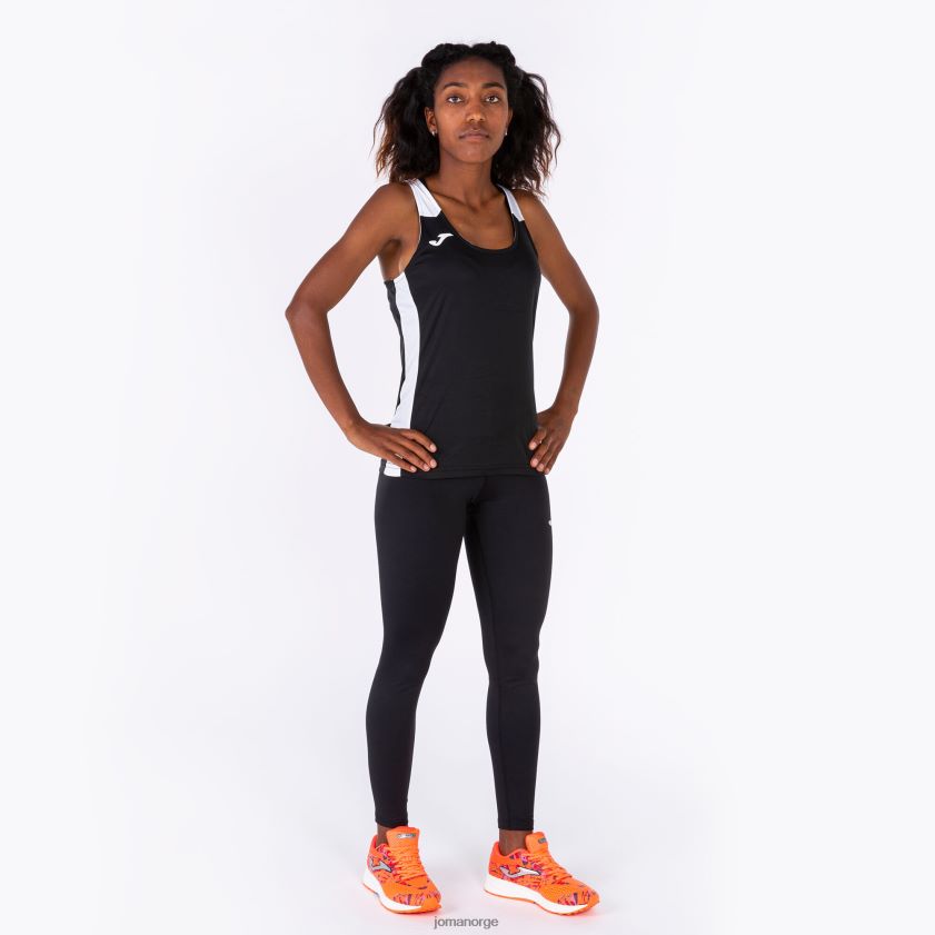 nei Joma tank topp rekord ii svart hvit FBD0T01901 kvinner