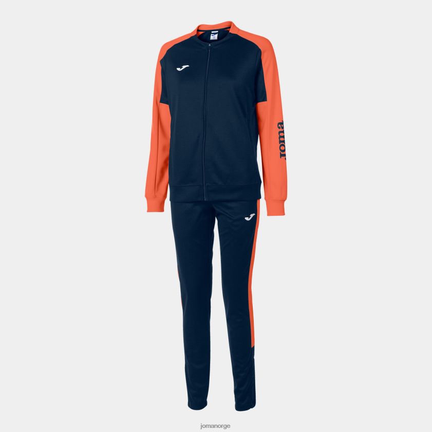 nei Joma økomesterskap i treningsdrakt marineblå fluorescerende oransje FBD0T02221 kvinner