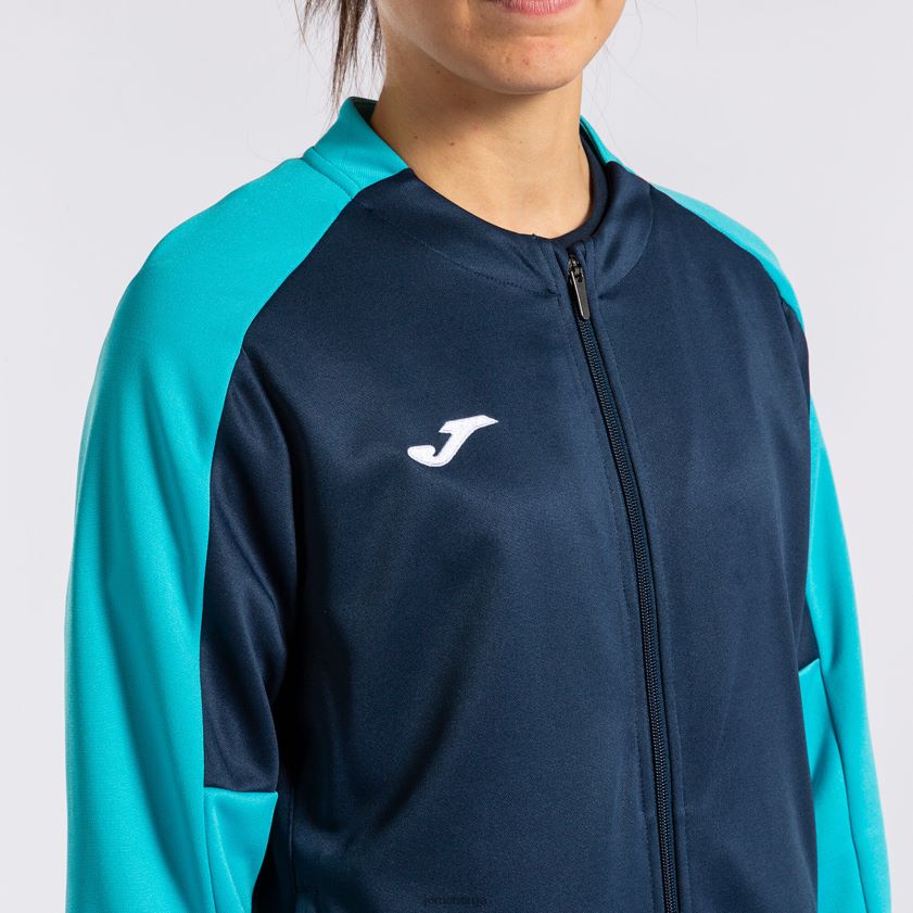 nei Joma økomesterskap i treningsdrakt marineblå fluorescerende turkis FBD0T02220 kvinner