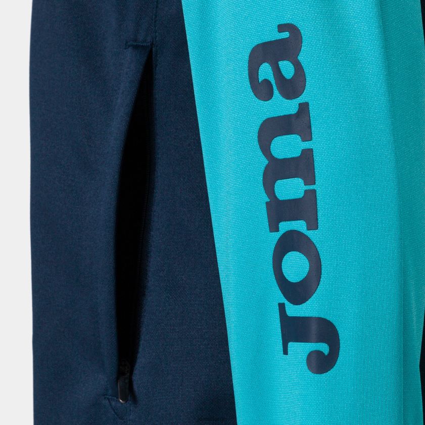 nei Joma økomesterskap i treningsdrakt marineblå fluorescerende turkis FBD0T02220 kvinner