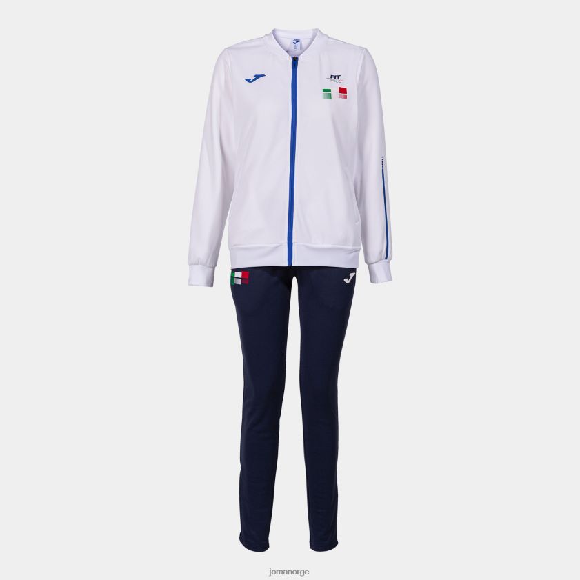 nei Joma treningsdress italiensk tennisforbund hvit FBD0T02287 kvinner