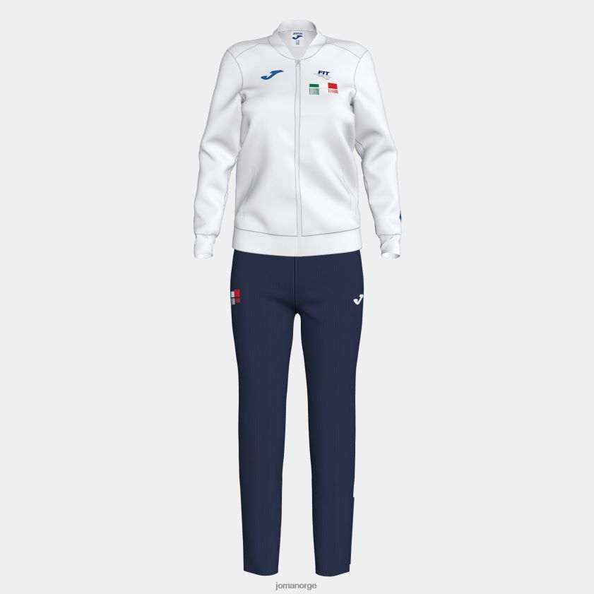 nei Joma treningsdress italiensk tennisforbund hvit FBD0T03839 kvinner