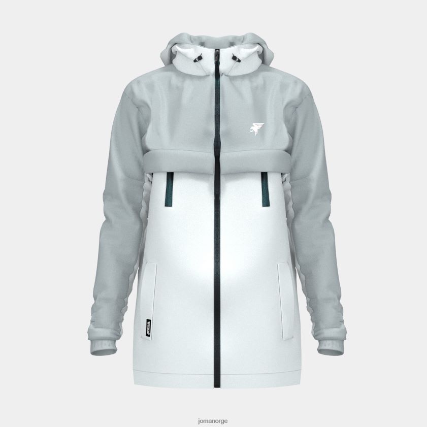 nei Joma anorak explorer hvit grå FBD0T01963 kvinner