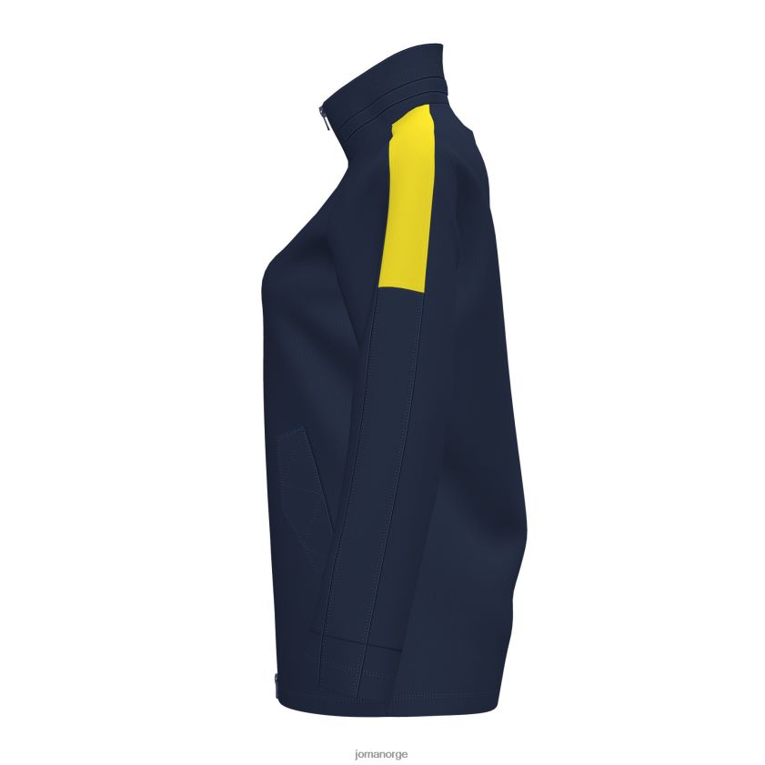 nei Joma anorakk trivor marineblå fluorescerende gul FBD0T02458 kvinner
