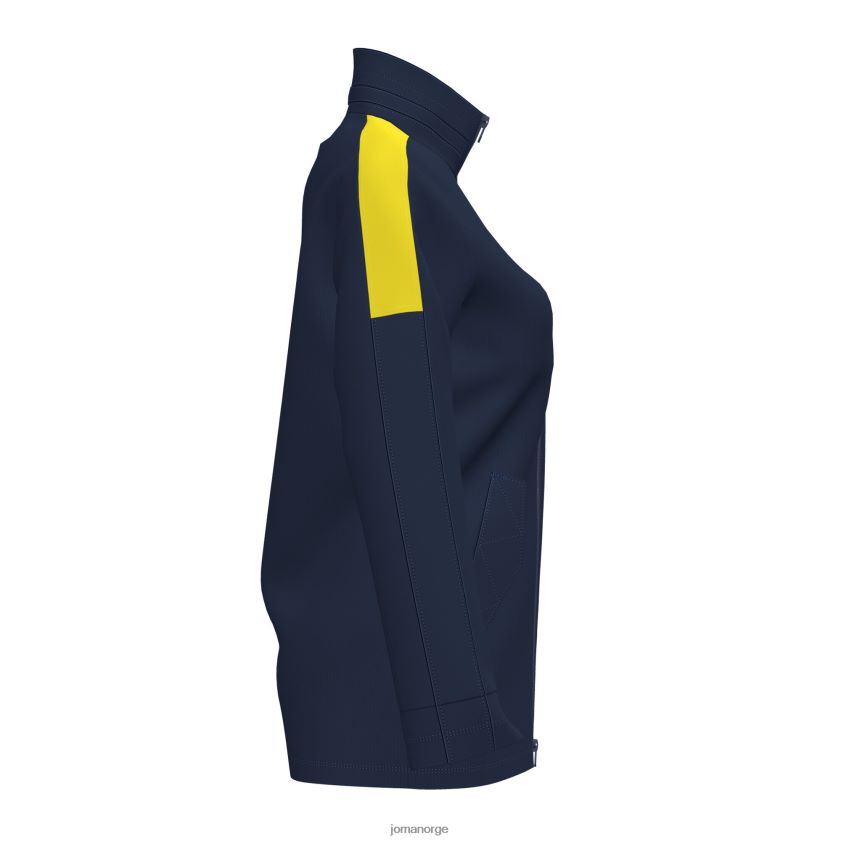 nei Joma anorakk trivor marineblå fluorescerende gul FBD0T02458 kvinner