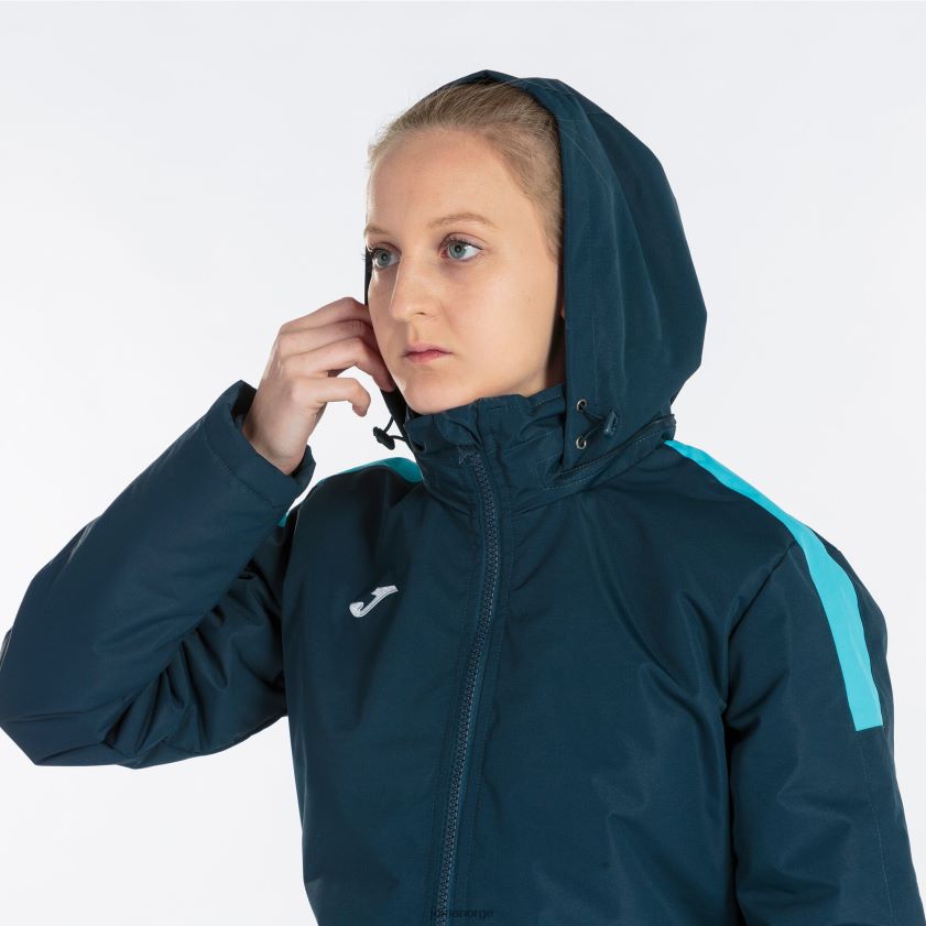 nei Joma anorakk trivor marineblå fluorescerende turkis FBD0T02621 kvinner