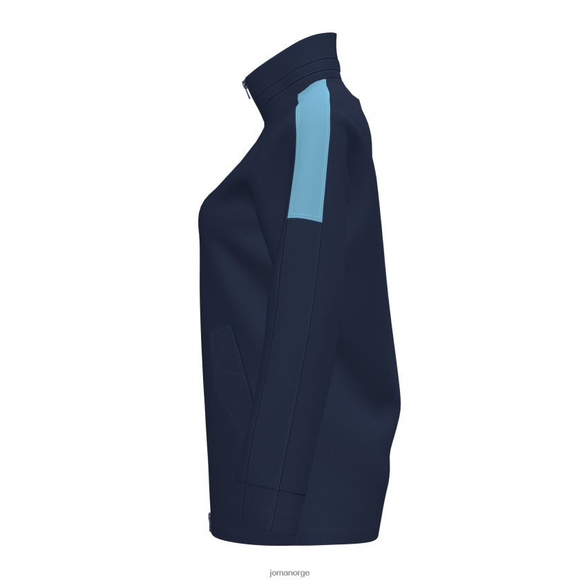 nei Joma anorakk trivor marineblå fluorescerende turkis FBD0T02621 kvinner