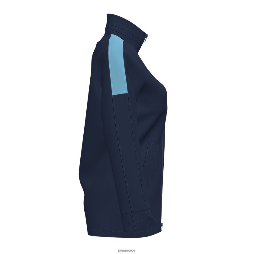 nei Joma anorakk trivor marineblå fluorescerende turkis FBD0T02621 kvinner