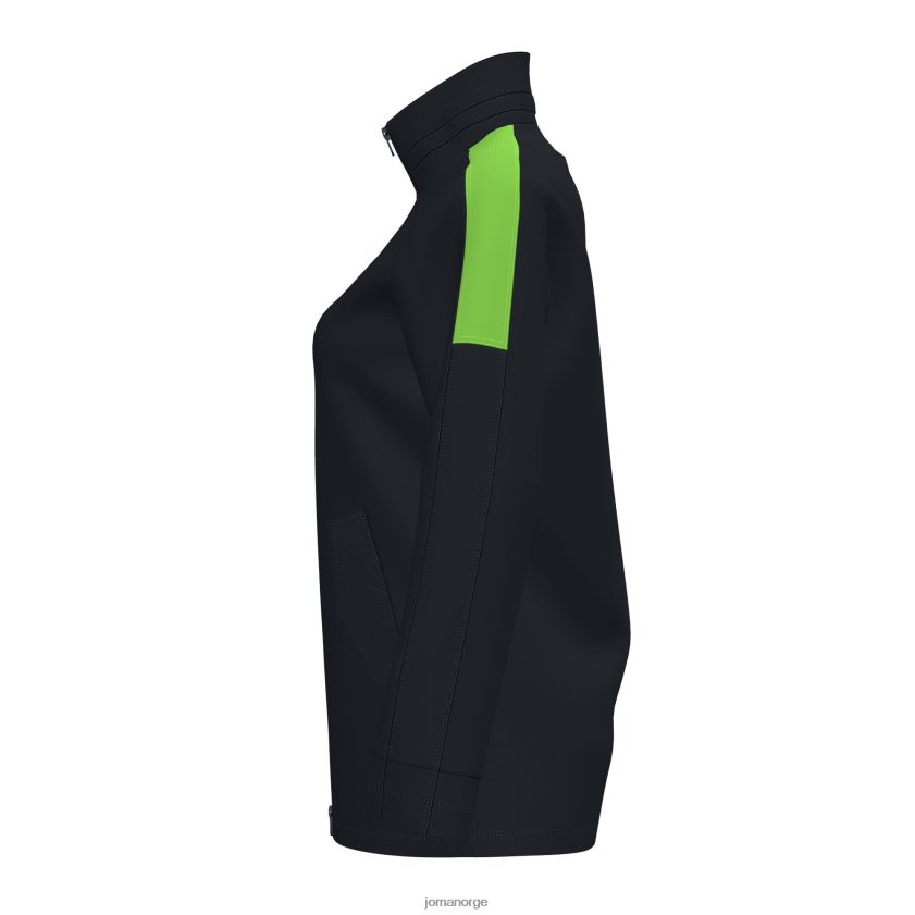 nei Joma anorakk trivor svart fluorescerende grønn FBD0T02572 kvinner