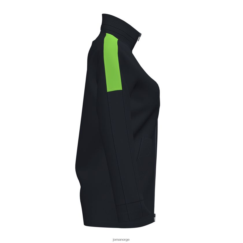 nei Joma anorakk trivor svart fluorescerende grønn FBD0T02572 kvinner