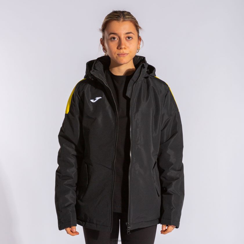 nei Joma anorakk trivor svart gul FBD0T02650 kvinner