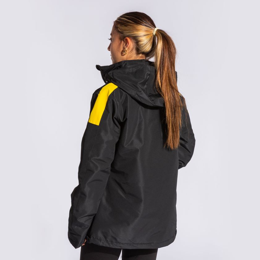 nei Joma anorakk trivor svart gul FBD0T02650 kvinner