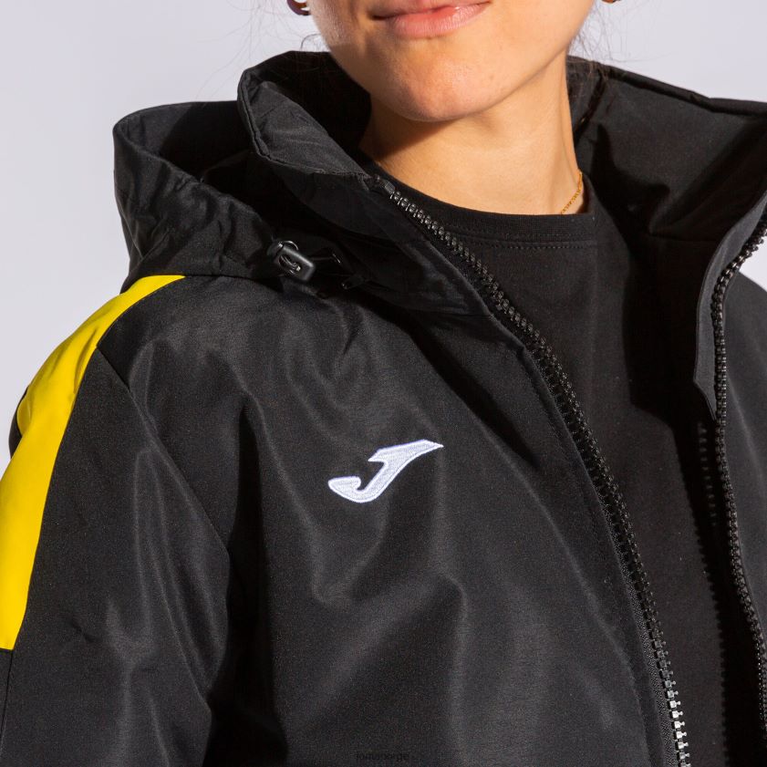 nei Joma anorakk trivor svart gul FBD0T02650 kvinner