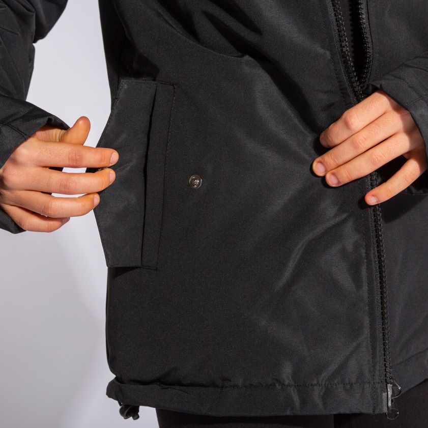 nei Joma anorakk trivor svart gul FBD0T02650 kvinner