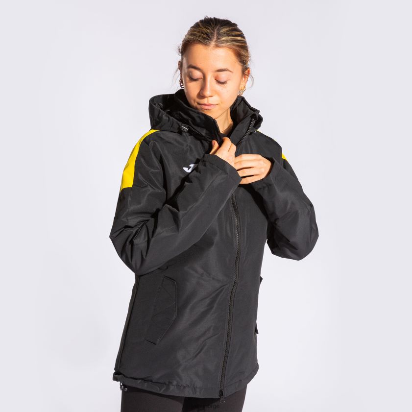 nei Joma anorakk trivor svart gul FBD0T02650 kvinner