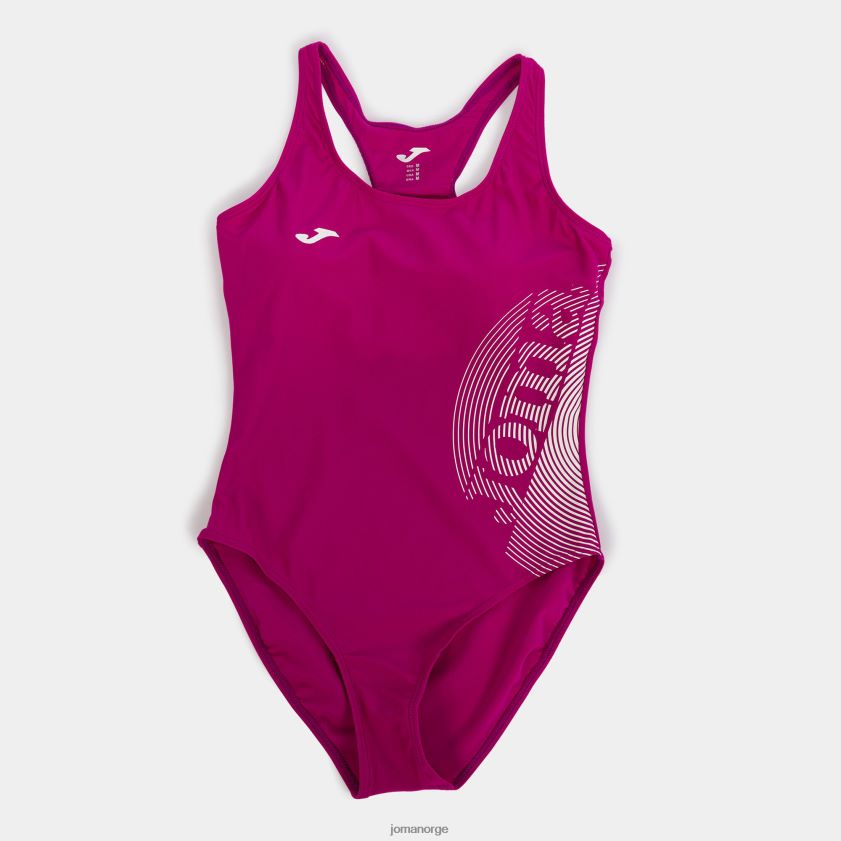 nei Joma badedrakt lake ii fuchsia hvit FBD0T02444 kvinner